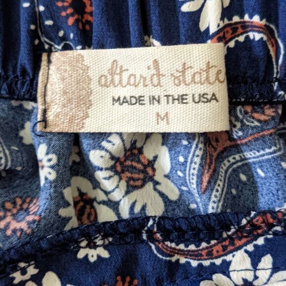 NWT Altar'd State Blue Paisley Skirt Size Medium - Picture 4 of 4